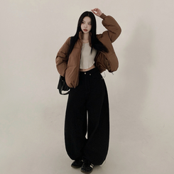 トリングポケットショートダウン BROWN