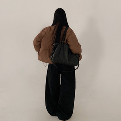 トリングポケットショートダウン BROWN