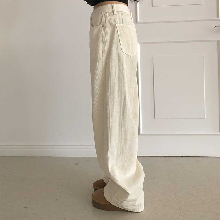 doublet コーデュロイ BONTANパンツ アイボリー 白 ワイドパンツ