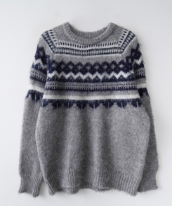 ベーシックノルディックニット