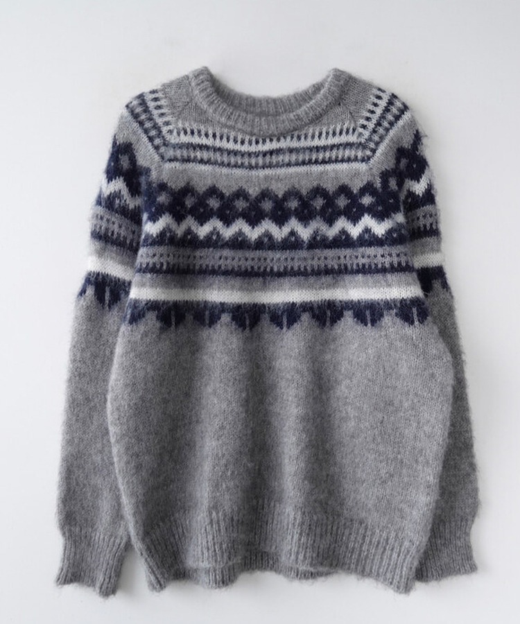 ベーシックノルディックニット