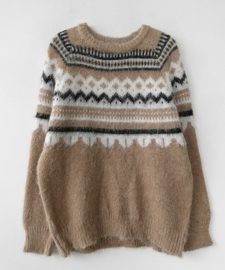 ベーシックノルディックニット