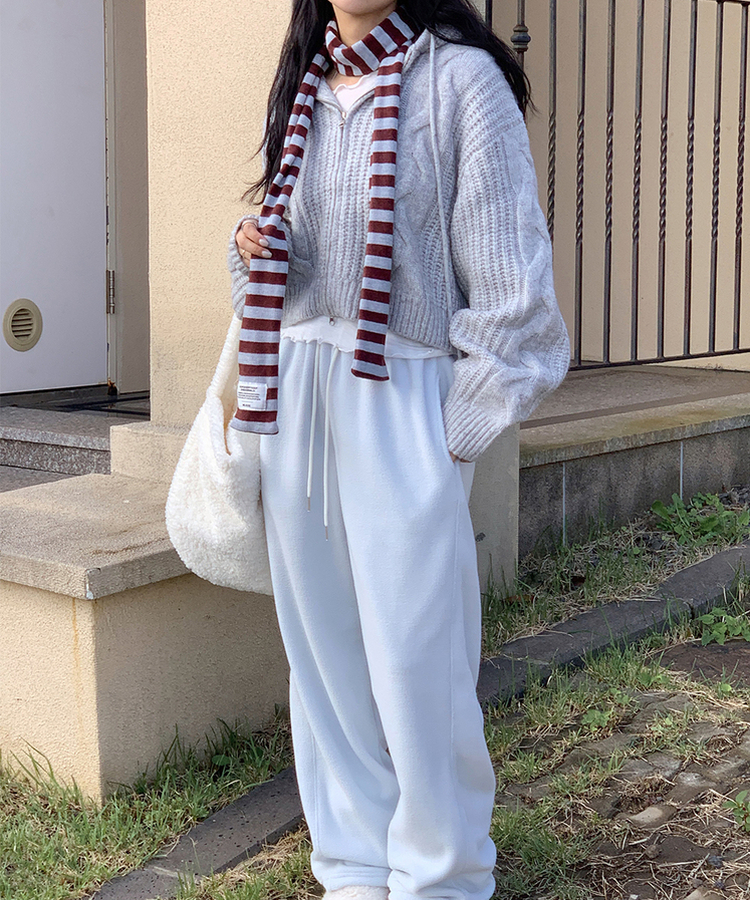 ストライプスカーフ SKY BLUE