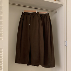 【起毛】ヒーティングサイドピンタックトレーニングパンツ