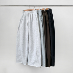 【起毛】ヒーティングサイドピンタックトレーニングパンツ