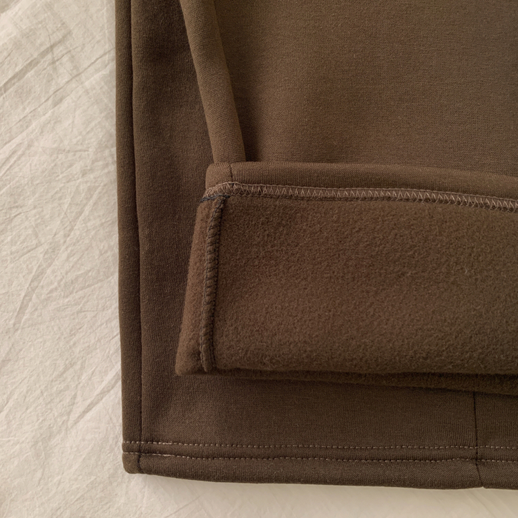 【起毛】ヒーティングサイドピンタックトレーニングパンツ