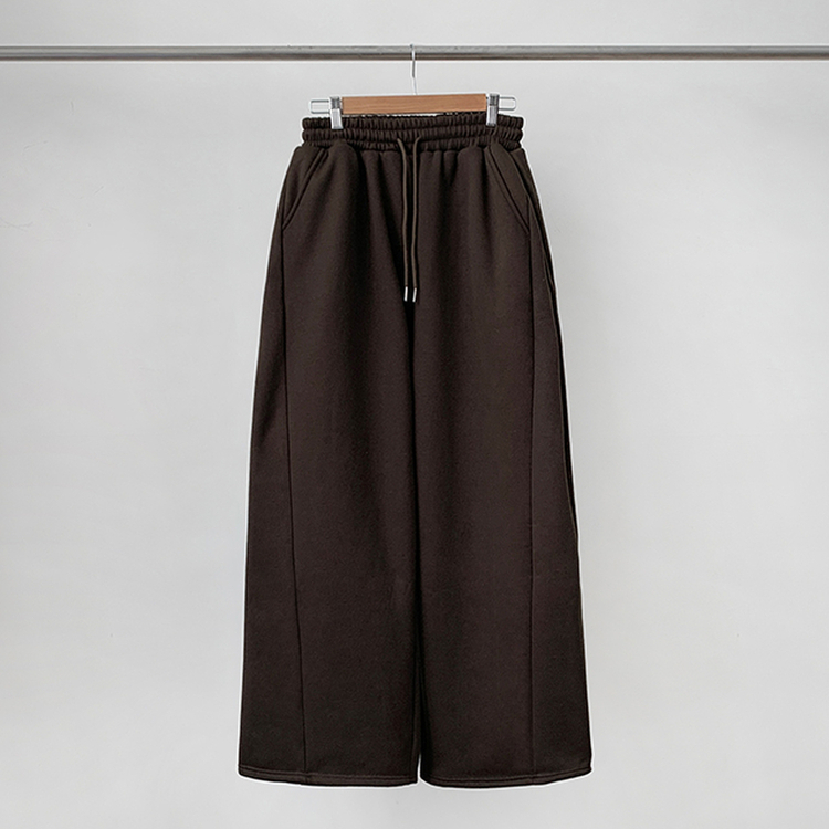 【起毛】ヒーティングサイドピンタックトレーニングパンツ