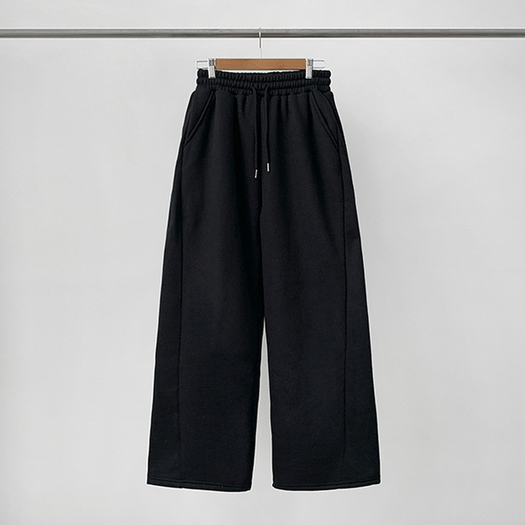 【起毛】ヒーティングサイドピンタックトレーニングパンツ