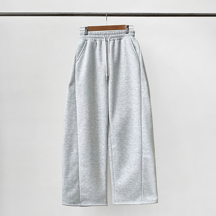 【起毛】ヒーティングサイドピンタックトレーニングパンツ