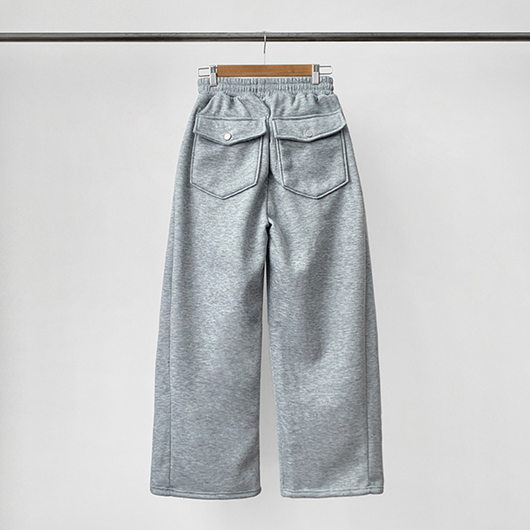 【起毛】ヒーティングサイドピンタックトレーニングパンツ