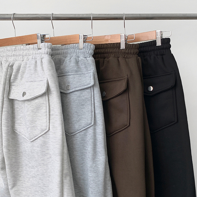 【起毛】ヒーティングサイドピンタックトレーニングパンツ