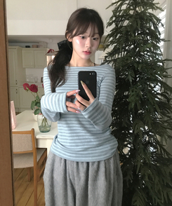 ヘイソーブル長袖Ｔシャツ SKY BLUE