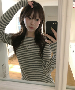 ヘイソーブル長袖Ｔシャツ GREY