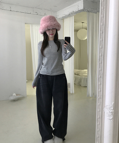 ヘイソーブル長袖Ｔシャツ GREY