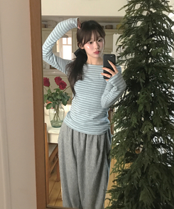 ヘイソーブル長袖Ｔシャツ SKY BLUE