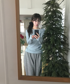 ヘイソーブル長袖Ｔシャツ SKY BLUE