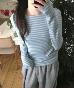 ヘイソーブル長袖Ｔシャツ SKY BLUE