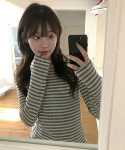 ヘイソーブル長袖Ｔシャツ GREY