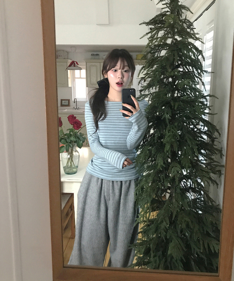 ヘイソーブル長袖Ｔシャツ SKY BLUE