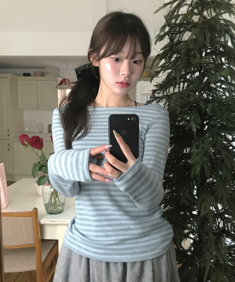 ヘイソーブル長袖Ｔシャツ SKY BLUE