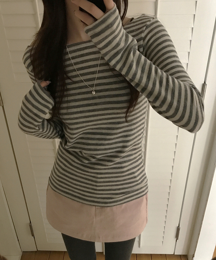 ヘイソーブル長袖Ｔシャツ GREY