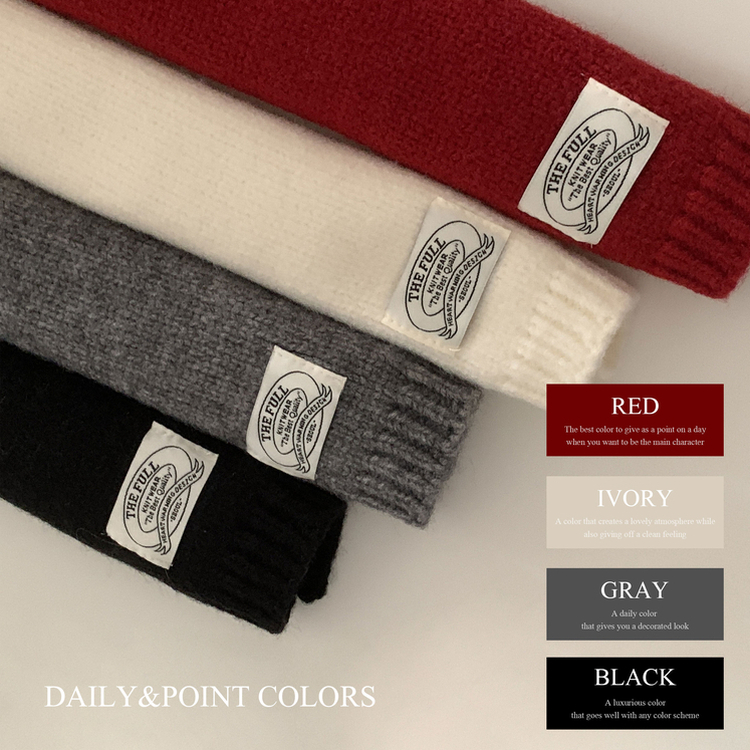 ウィンターニットマフラー