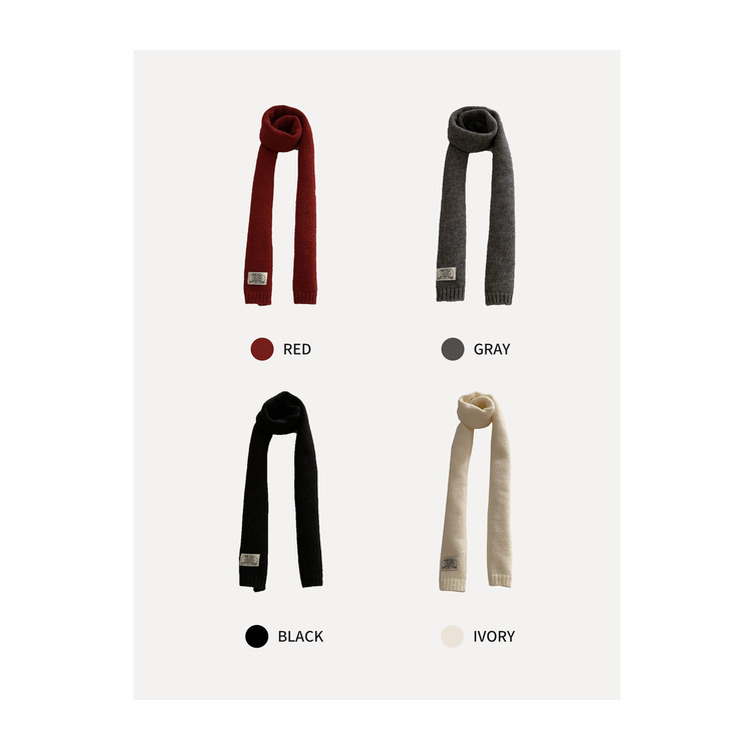 ウィンターニットマフラー