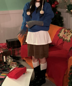 ウォーマーロング手袋 GREY