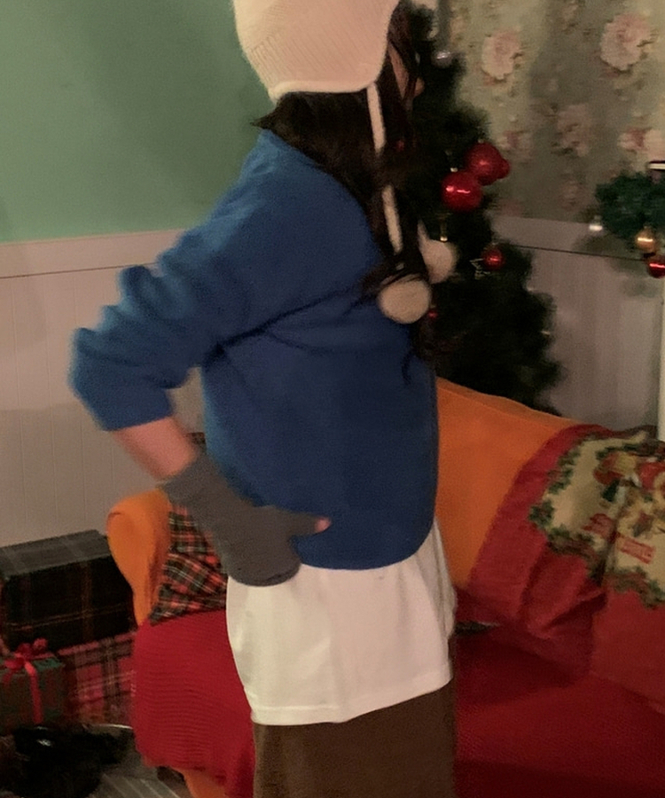 ウォーマーロング手袋 GREY