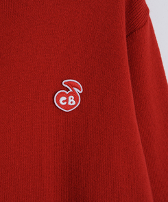 【❤️MADE】 刺繍ラウンドネックカーディガン