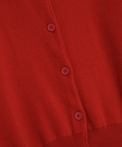 【❤️MADE】 刺繍ラウンドネックカーディガン