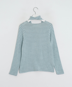 【❤️MADE/SET】ブローチ付きストライプＴシャツ