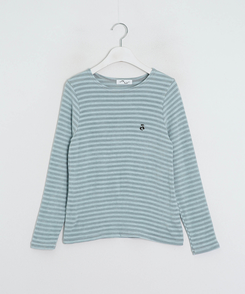 【❤️MADE/SET】ブローチ付きストライプＴシャツ