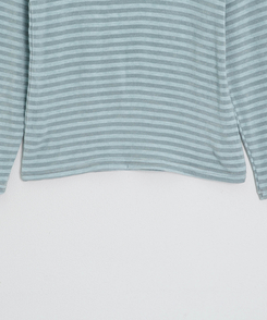 【❤️MADE/SET】ブローチ付きストライプＴシャツ