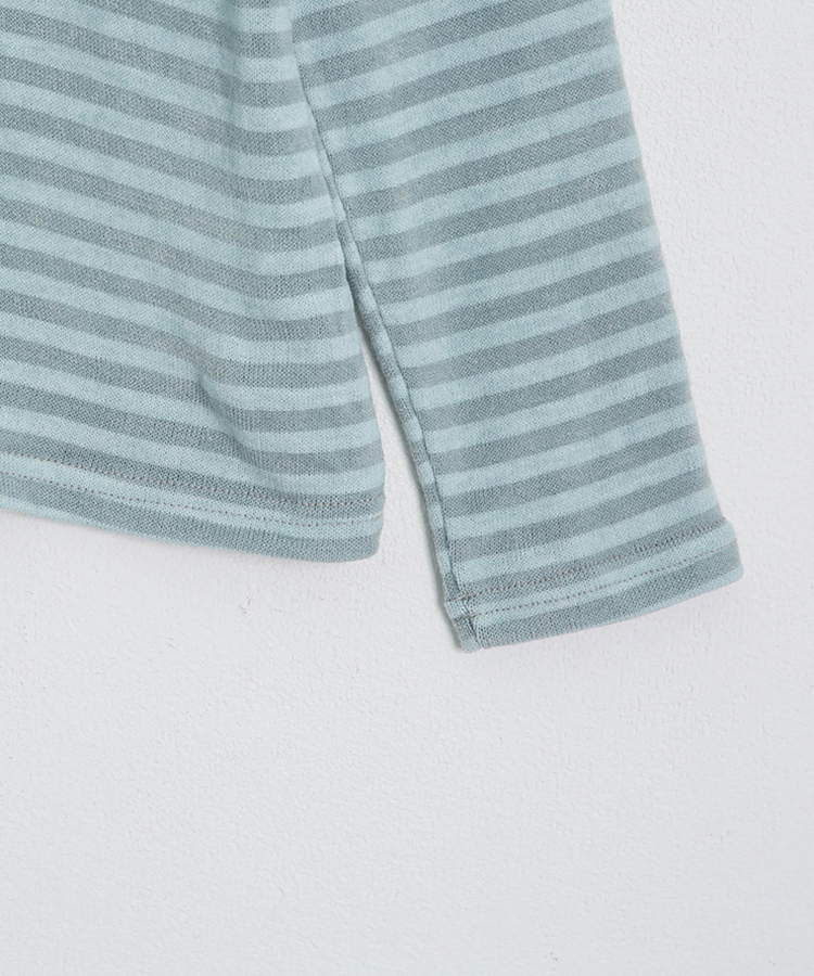 【❤️MADE/SET】ブローチ付きストライプＴシャツ