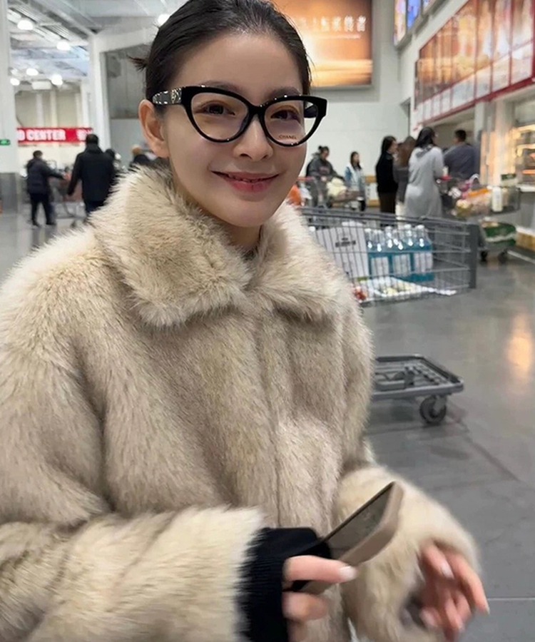 페이크퍼 빅카라 퍼자켓