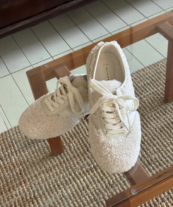 ボアフリースバレエムードシューズ