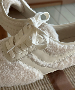 ボアフリースバレエムードシューズ