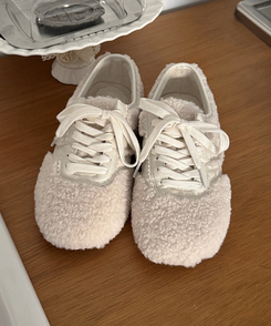 ボアフリースバレエムードシューズ