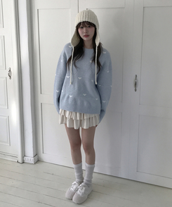 ボアフリースバレエムードシューズ IVORY