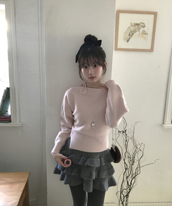 ベニーリボンニット PINK