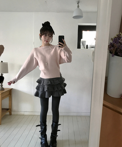 ベニーリボンニット PINK