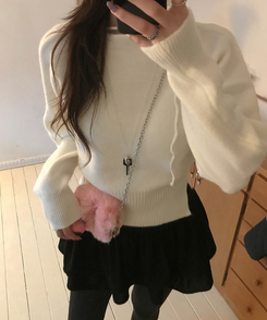 ベニーリボンニット IVORY