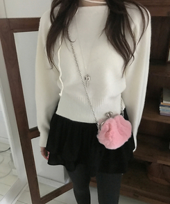 ベニーリボンニット IVORY