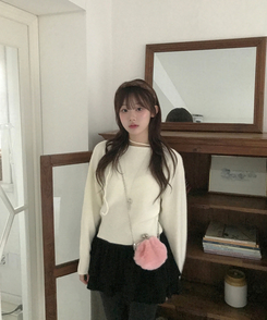 ベニーリボンニット IVORY