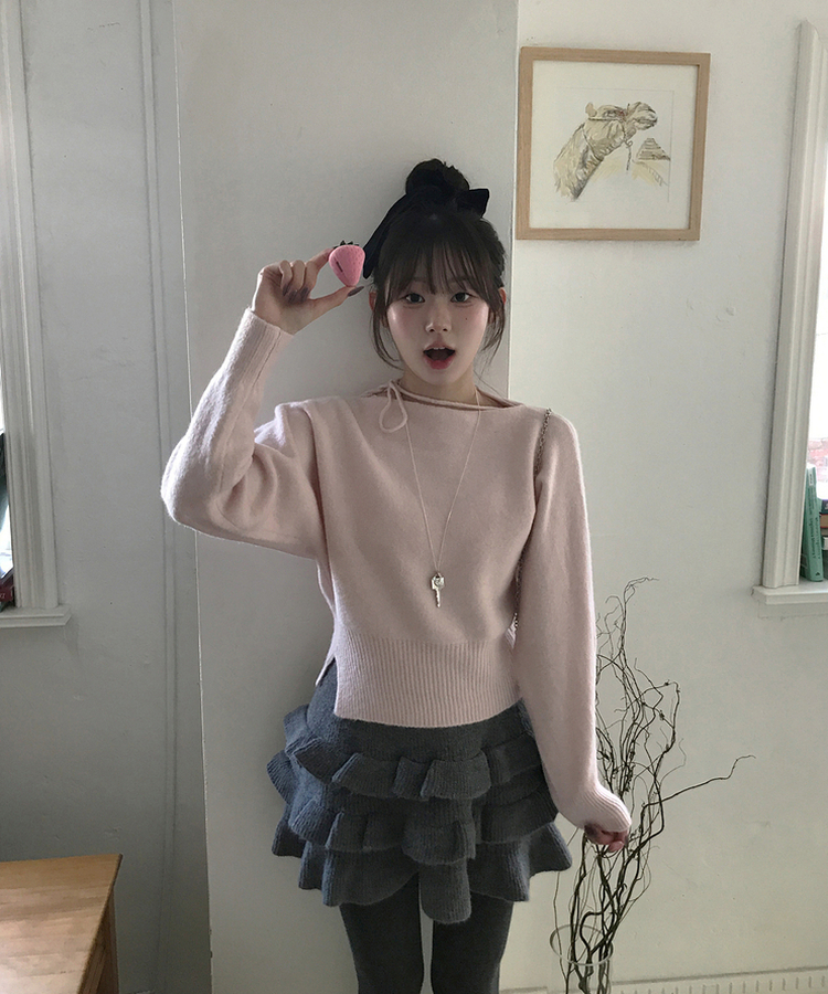 ベニーリボンニット PINK