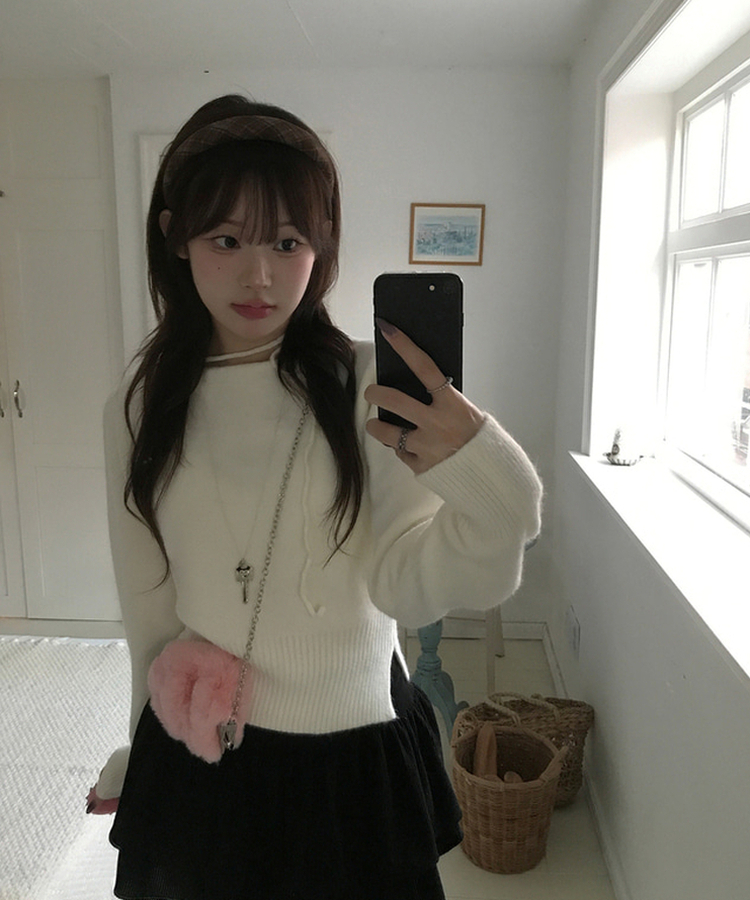 ベニーリボンニット IVORY