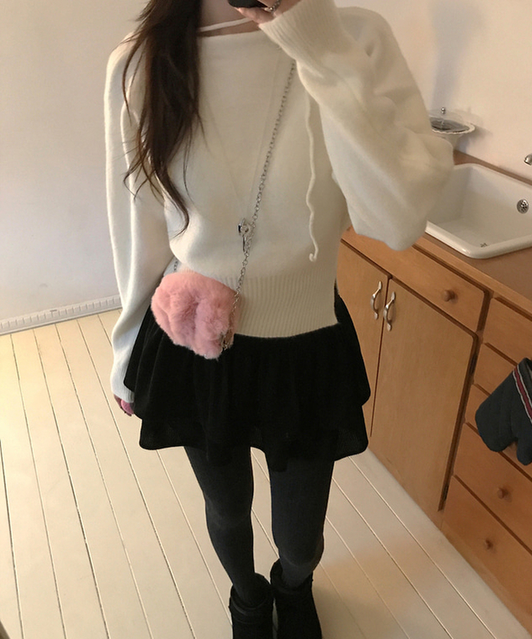 ベニーリボンニット IVORY