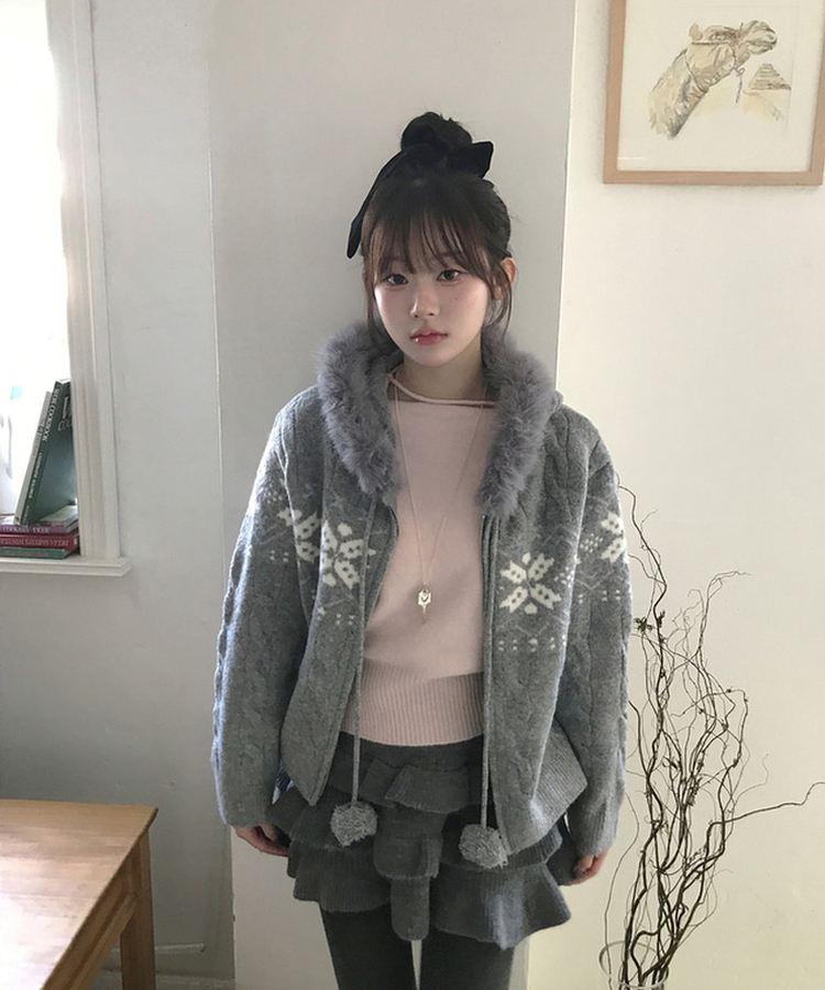 ベニーリボンニット PINK