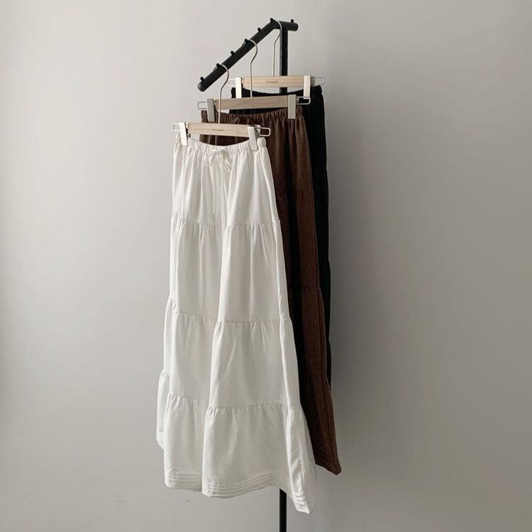 청순컨셉 담당2엘사 캉캉 롱 맥시 스커트